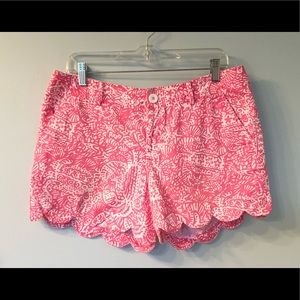 Lilly Pulitzer Buttercup Shorts Size 8 Pink